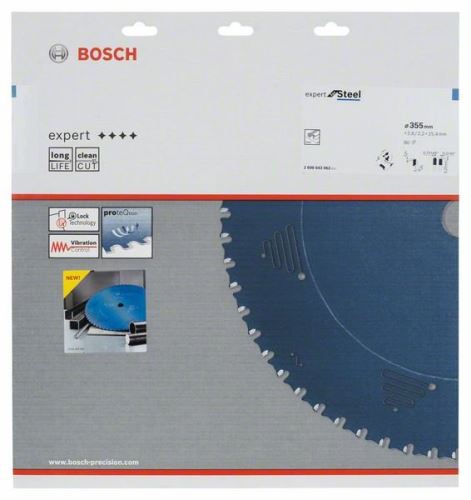 BOSCH Piła tarczowa Expert for Steel 355 x 25,4 x 2,6 mm, 80 2608643062