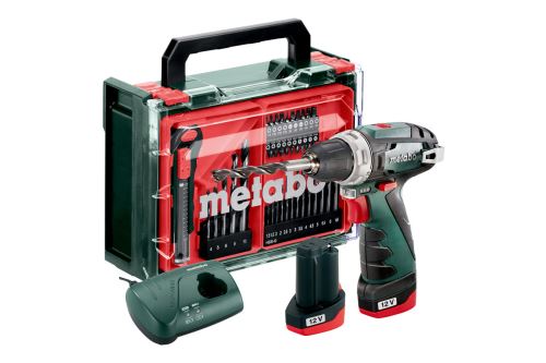 Wiertarko-wkrętarka akumulatorowa METABO POWERMAXX BS BASIC SET 600080710