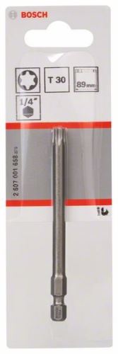 BOSCH Bit wkrętaka ekstra twardy Extra-Hart T30, 89 mm 2607001658