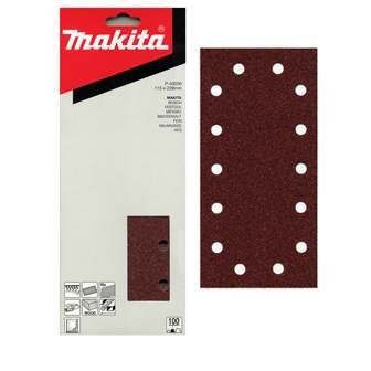 MAKITA papier ścierny na rzep 115x229 mm 14 otworów K240, 10 szt. P-43094