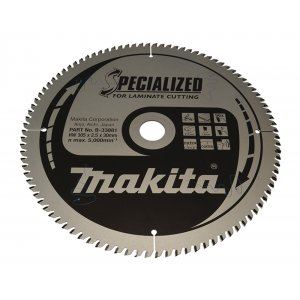 Brzeszczot do piły do laminatu MAKITA SPECIALIZED 305x2,5x30 mm 96 zębów B-33881