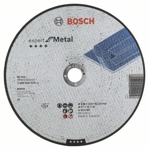 BOSCH Tarcza tnąca prosta Expert for Metal A 30 S BF, 230 mm, 3,0 mm 2608600324