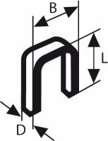 Zszywki wąskie BOSCH do zszywacza typ 55 6 x 1,08 x 19 mm (1000 szt.) 1609200373 Zszywki wąskie BOSCH do zszywacza typ 55 6 x 1,08 x 19 mm (1000 szt.) 1609200373