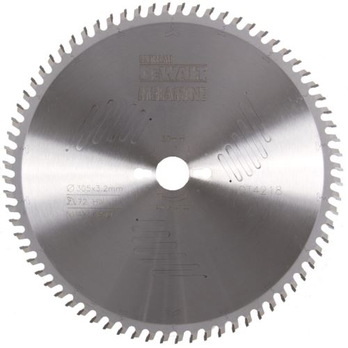 Brzeszczot DeWALT EXTREME do drewna, dokładne cięcie, 305 x 30 mm, 72 zęby DT4218