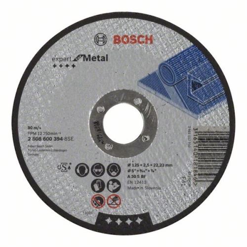 BOSCH Tarcza tnąca prosta A30SBF, 150 mm, 2,5 mm 2608600382