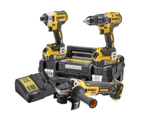 Narzędzia akumulatorowe Dewalt w zestawie (DCD796 +DCF887 + DCG405) DCK324T2