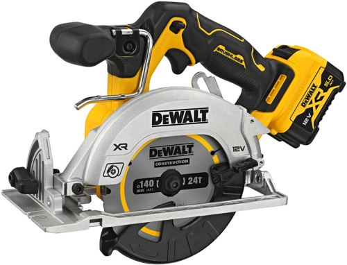 Akumulatorowa piła tarczowa DeWALT 12V (2x5Ah) DCS512P2