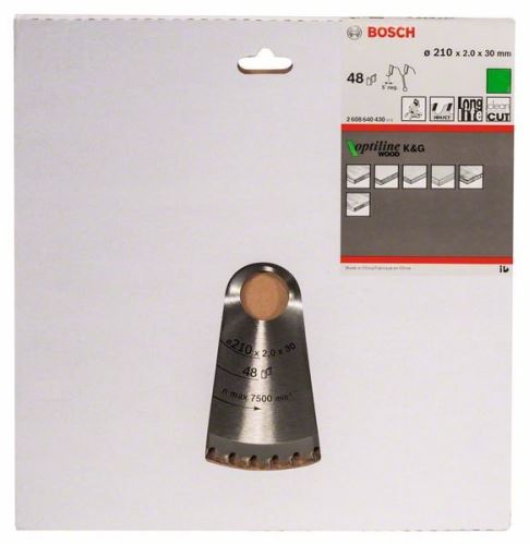 BOSCH Brzeszczot Optiline Wood 210 x 30 x 2,0 mm, 48 2608640430