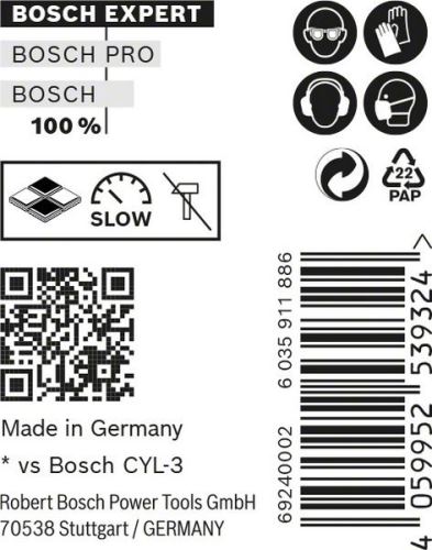 BOSCH EXPERT CYL-9 MultiConstruction 5,5x50,10szt 2608900639