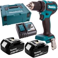 MAKITA Wkrętarka akumulatorowa Li-ion LXT 18V/5.0 Ah, Makpac DDF485RTJ