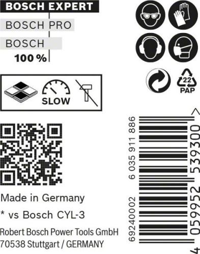 BOSCH EXPERT CYL-9 MultiConstruction 4x40, 10szt 2608900637