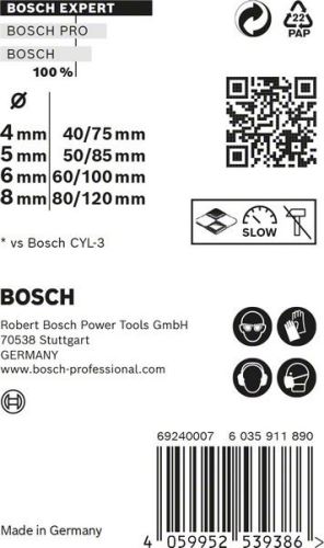 BOSCH EXPERT CYL-9 MultiConstruction 4/5/6/8 (4 szt.) 2608900645