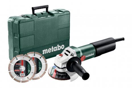 Zestaw Metabo WQ 1100-125 (610035510) Szlifierka kątowa