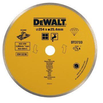 Tarcza do płytek ceramicznych DeWALT DIA, 254 mm (do D24000) DT3733