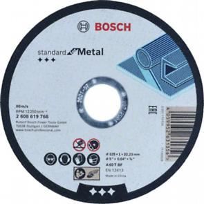 BOSCH Tarcza tnąca Standard for Metal 125 x 1 x 22,23 mm, prosta 2608619768