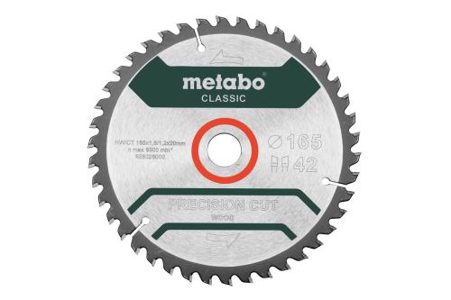 METABO Brzeszczot 165 x 20 mm, 42 zęby, 5° 628026000