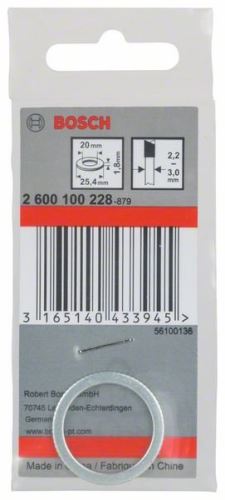 BOSCH Pierścień redukcyjny do brzeszczotów 25,4 x 20 x 1,8 mm 2600100228