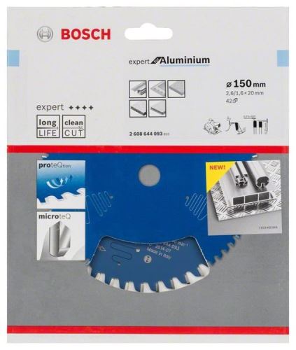 BOSCH Brzeszczot Expert do aluminium 150 x 20 x 2,6 mm, 42 2608644093