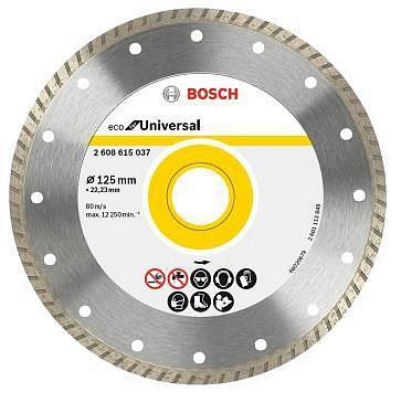 Diamentowa tarcza tnąca BOSCH ECO do uniwersalnego 125x22,23x2,4x7 2608615037