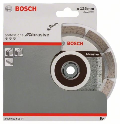 BOSCH Diamentowa tarcza tnąca Standard do materiału ściernego 125 x 22,23 x 6 x 7 mm 2608602616