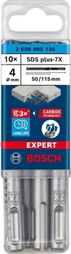 Wiertło BOSCH EXPERT SDS plus-7X, 4x50x115 10 szt. 2608900156