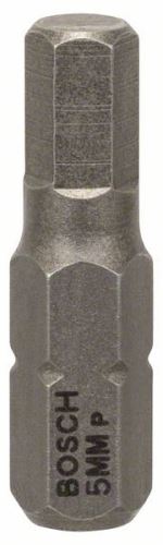 BOSCH Bit wkrętaka ekstra twardy Extra-Hart HEX 5, 25 mm (3 szt.) 2607001726