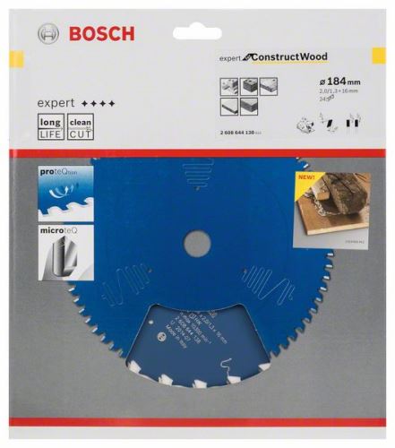 BOSCH Brzeszczot Expert for Construct Wood 184 x 16 x 2,0 mm, 24 2608644138