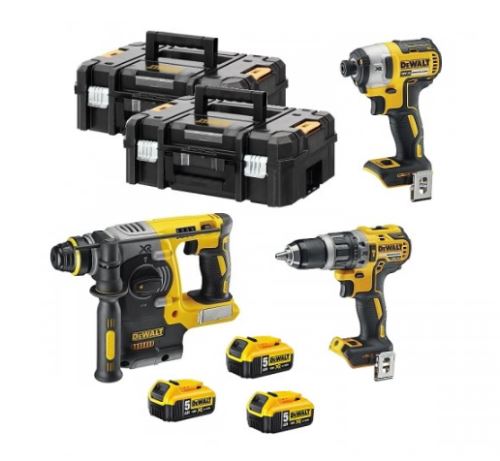 Zestaw narzędzi akumulatorowych DeWALT Combo 18V DCK368P3T