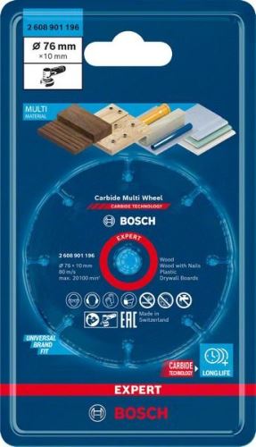 Tarcza tnąca BOSCH EXPERT Carbide Multi Wheel 76mm 2608901196