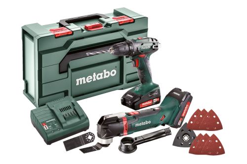 METABO Akumulatorowy zestaw Combo 2.6.1 18 V 685081000 (18V; METABOX 145 L; BS 18 + MT 18 LTX)