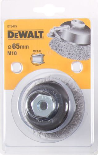 DeWALT Szczotka druciana tarczowa, druty karbowane, do szlifierki kątowej 100 x 26 mm (długość drutu 26 mm) DT3489