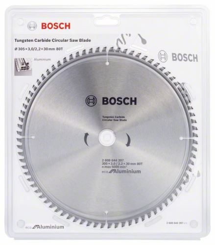 BOSCH Brzeszczot Eco do aluminium 250x3,0/2,2x30 80T 2608644393