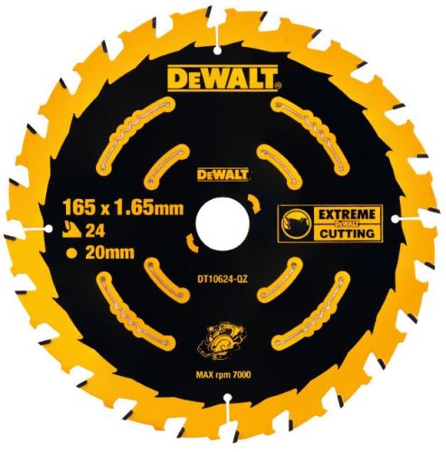 DeWALT Brzeszczot EXTREME (do pił akumulatorowych), 165 x 20 mm, 24 zęby DT10624