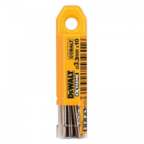 DeWALT Wiertła do metalu HSS-E COBALT 3,3 x 65 mm (10 szt.) DT4922