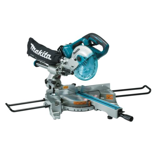 MAKITA Akumulatorowa piła ukośna 190 mm, Li-ion LXT 2 x 18 V / 5,0 Ah DLS714NPT2