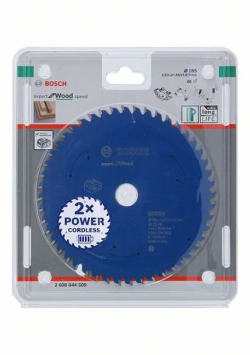 BOSCH Brzeszczot do pił akumulatorowych; Ekspert do drewna 165x20x1,5/1x48T 2608644509