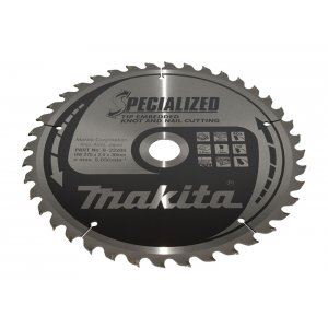 Brzeszczot do drewna MAKITA SPECIALIZED z zębami zagłębionymi 270x2,6x30 mm 40 zębów B-33205