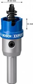 Dziurkacz węglikowy BOSCH EXPERT do blachy 22mm 2608901405