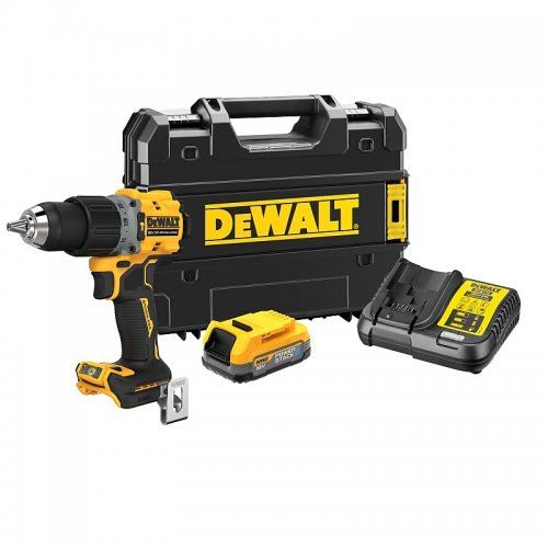 Wiertarka udarowa akumulatorowa DeWalt 18V 1x1,7Ah DeWALT POWERSTACK DCD805E1T