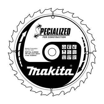 Brzeszczot do drewna MAKITA SPECIALIZED wykonanie 235x2,8x30 mm 16 zębów B-13699