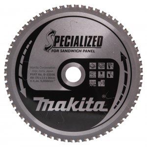 Brzeszczot do płyt warstwowych MAKITA SPECIALIZED 270x2,4x30 mm 60 zębów B-33598