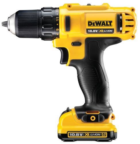 Wiertarko-wkrętarka akumulatorowa DeWALT 10,8V CS Li-Ion XR 2x2,0 Ah DCD710D2