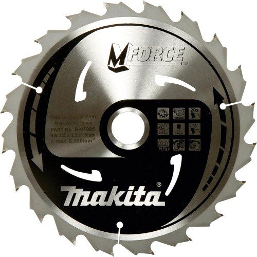 MAKITA Piła do drewna MFORCE 190x2x30mm 24Z B-32041