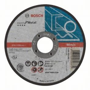 BOSCH Tarcza tnąca prosta Expert for Metal AS 30 S BF, 115 mm, 3,0 mm 2608603395