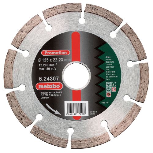 METABO Diamentowa tarcza do cięcia 125x22,23 mm 624307000