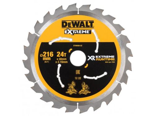 Brzeszczot DeWALT (idealny do pił FLEXVOLT) 216 x 30 mm, 24 zęby DT99568