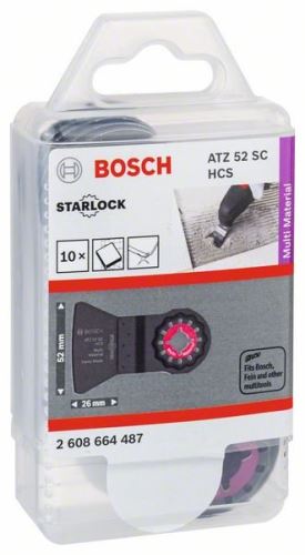 BOSCH RB – 10 szt. ATZ 52 SC, sztywny 52 x 26 mm 2608664487