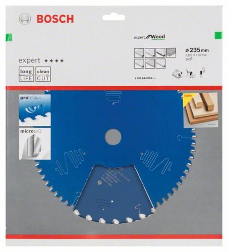 BOSCH Brzeszczot Expert for Wood 235 x 30 x 2,8 mm, 36 2608644064