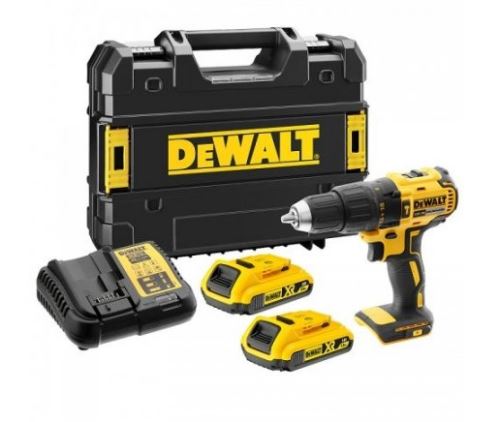 Akumulatorowa wiertarka udarowa Dewalt 2x2 Ah 18V DCD778D2T