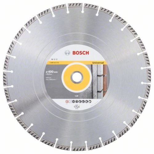 Diamentowa tarcza tnąca BOSCH Standard do Universal 400 × 25,4 400x20x3,2x10mm 2608615073